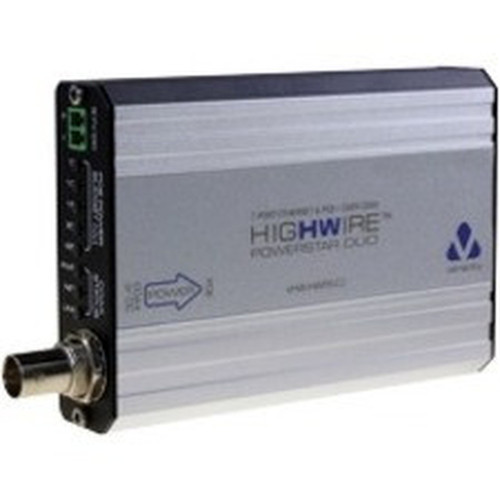 Veracity HIGHWIRE Powerstar Duo Unit - 2 x Network RJ-45 - 164042 ft 500000 mm Extended Range VHW-HWPS-C2