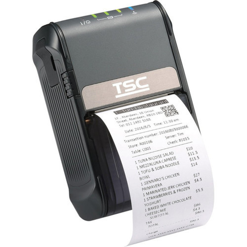 TSC Auto ID Alpha-2R Direct Thermal Printer - Monochrome - Portable - LabelReceipt Print - USB - Serial - Bluetooth - Wireless LAN - 99-062A006-0201