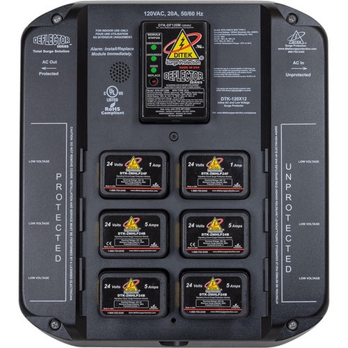 DITEK DTK-120X12 120VAC  Low Voltage Surge Protective Device - 120 V AC Input - DataSignal - TAA Compliant DTK-120X12