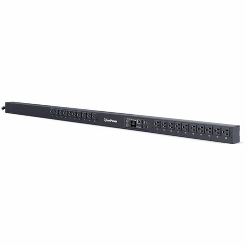CyberPower PDU31116 20-Outlets PDU - Monitored - NEMA 5-15P - 20 x NEMA 5-15R - Network RJ-45 - 10 ft Cord Length - 0U - Vertical - PDU31116