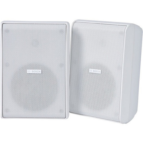 Bosch 2-way IndoorOutdoor Wall Mountable Cabinet Mount Speaker - 75 W RMS - White - 300 W PMPO - 524 133 mm - 079 20 mm - LB20-PC60EW-5L