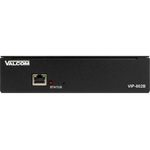 Valcom IP Gateway Audio Port Network - Dual Port - Wall Mountable Tabletop for VoIP Phone System VIP-802B