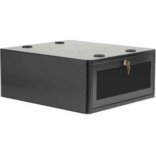 Chief Secure Storage Cabinet - For AV Equipment - 4U Rack Height x 19 48260 mm Rack Width - Black Powder Coat - 1814 kg Maximum PAC735B