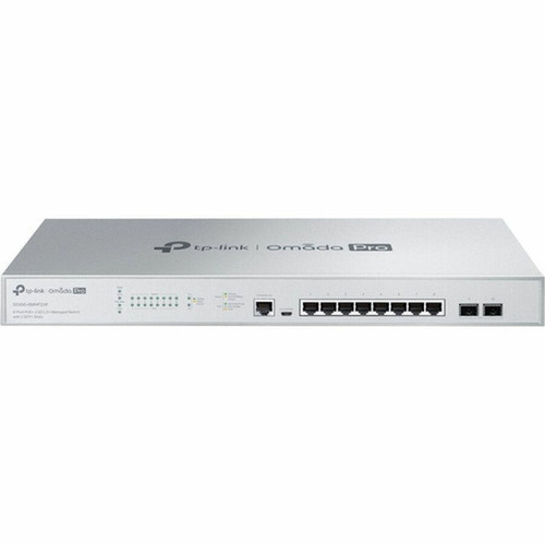 TP-Link Omada Pro 8-Port PoE 25G L2 Managed Switch with 2 SFP Slots - 8 Ports - Manageable - Gigabit Ethernet 25 Gigabit 10 - - S5500-8MHP2XF