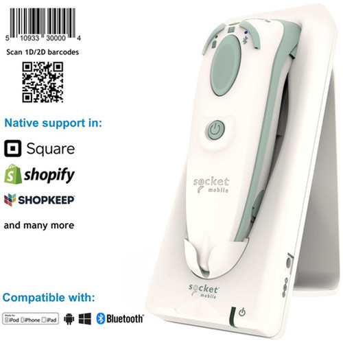 Socket Mobile DuraScanreg D745 Universal Barcode Scanner for Health Care - Wireless Connectivity - 1950 49530 mm Scan Distance CX3859-2890
