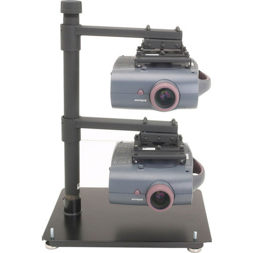 Chief LCD2TS Stack Multiple Projector Stand - 24 60960 mm Height x 20 508 mm Width x 16 40640 mm Depth - Metal - Black LCD2TS