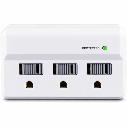 CyberPower Essential B300WRC1 3-Outlet Surge SuppressorProtector - 3 x NEMA 5-15R - 500 J - 120 V AC Input B300WRC1