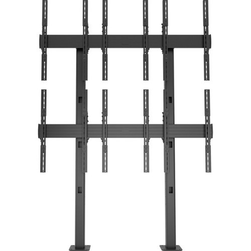 Chief FUSION 3 x 2 Portrait Micro-Adjustable Large Bolt-Down Freestanding Video Wall - Up to 46 Screen Support - 27216 kg Load - mm LBM3X2UP