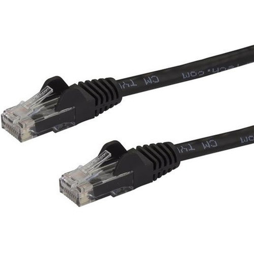 StarTechcom_100_ft_Black_Snagless_Cat6_UTP_Patch_Cable_-_Category_6_-_100_ft_-_1_x_RJ-45_Male_Network_-_1_x_RJ-45_Male_Network_-_N6PATCH100BK