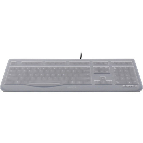 CHERRY BLACK EZClean KC 1000 - Cable Connectivity - USB 20 Interface - 104 Key Calculator Email Sleep Browser Hot Keys - English EZN-0800EU-2
