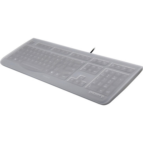 CHERRY BLACK EZClean KC 1000 - Cable Connectivity - USB 20 Interface - 104 Key Calculator Email Sleep Browser Hot Keys - English EZN-0800EU-2