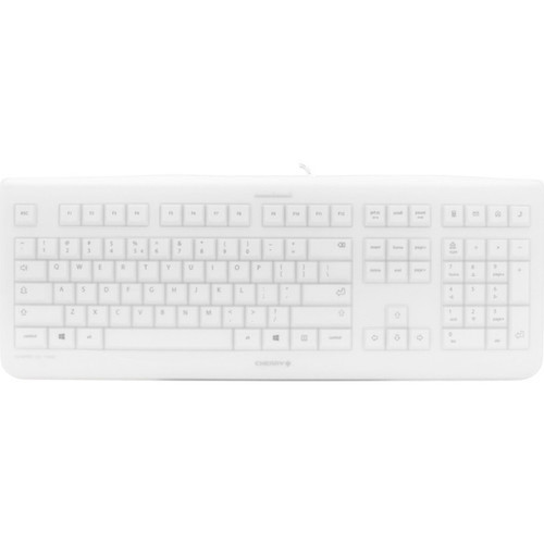 CHERRY WHITE EZClean KC 1000 - Cable Connectivity - USB 20 Interface - 104 Key Email Browser Sleep Calculator Hot Keys - English EZN-0800EU-0