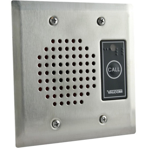 Valcom VIP-172AL IP DoorPhoneIntercom - Cable - Wall Mount Flush Mount Electrical Box for Telephone Indoor Outdoor VIP-172AL-ST