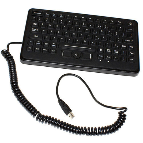 Datalogic 95ACC1330 Keyboard - Cable Connectivity - USB Interface - QWERTY Layout - Black 95ACC1330