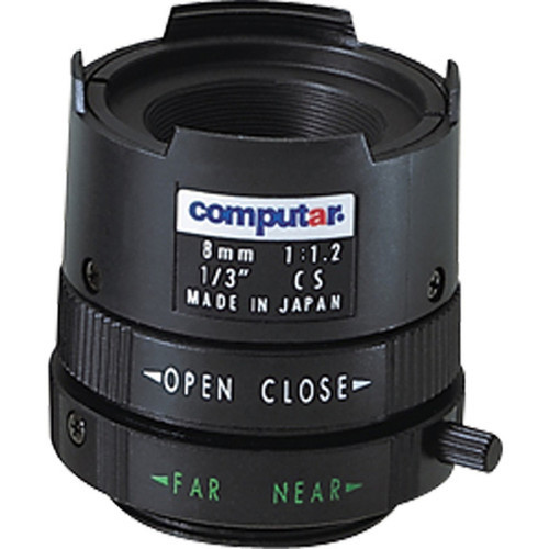 Computar Computar T0812FICS - 8 mm - f16 - f12 - Fixed Lens for CS Mount - 083x Magnification - 136 3450 mm Diameter T0812FICS