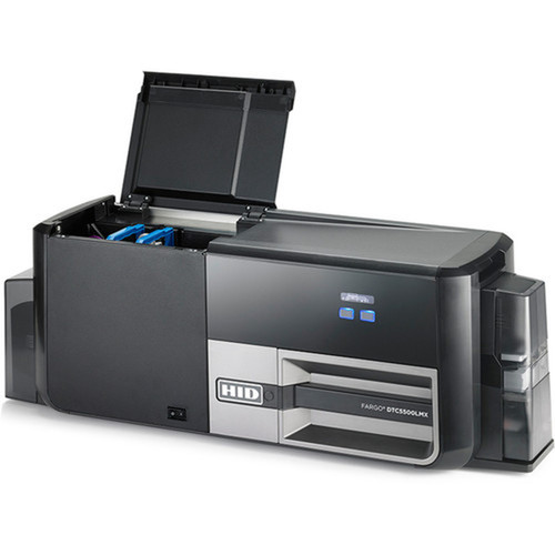 Fargo DTC5500LMX Double Sided Desktop Dye SublimationThermal Transfer Printer - Color - Card Print - USB - 213 Print Width - 6 Mono 056306