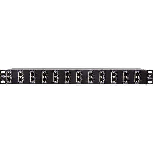DITEK DTK-RM12EXTS 12-Outlet Surge SuppressorProtector - 12 x RJ-45 - Ethernet - TAA Compliant DTK-RM12EXTS