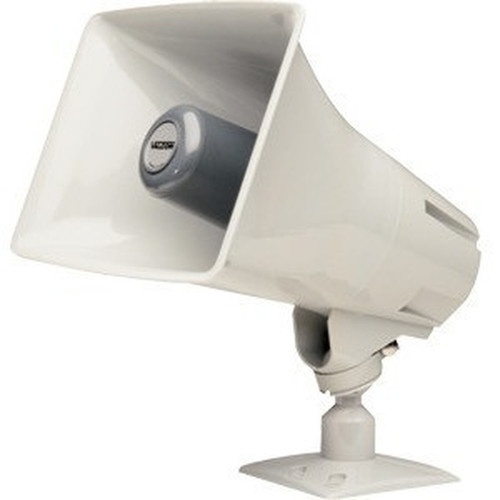 Valcom IP Horn One-Way High Efficiency Horn Beige - Wired - 117 dB - Audible - Wall Mountable Box - Green Yellow - Beige VIP-130AL-BGE