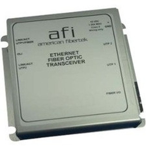 Afi Two Fiber Module FX Multimode SC Connector - 2 x Network RJ-45 - 1 x SC Ports - Multi-mode - Fast Ethernet - 100Base-FX - 12 - MX-46-FX-SC-POE