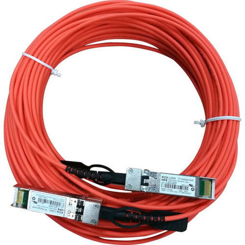 HPE X2A0 10G SFP to SFP 20m Active Optical Cable - 656 ft Fiber Optic Network Cable for Network Device Switch - First End 1 x - - JL292A