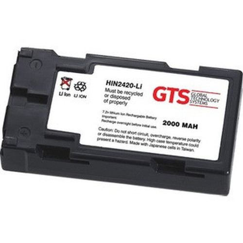 GTS HIN2420-LI Battery for Intermec Antares 2420  2425  2430 2435  5020  5025 - For Data Terminal Equipment - Battery - 2400 mAh HIN2420-LI