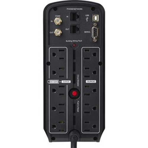 CyberPower_CP850PFCLCD_UPS_850VA_510W_PFC_compatible_Pure_sine_wave_-_850VA510WMini-tower_198Minute_Full_Load_-_10_x_NEMA_5-15R_-_CP850PFCLCD