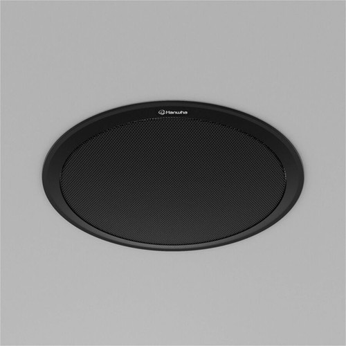 Hanwha SPA-C110B Speaker System - 10 W RMS - Ceiling Mountable - 20 Hz to 20 kHz SPA-C110B