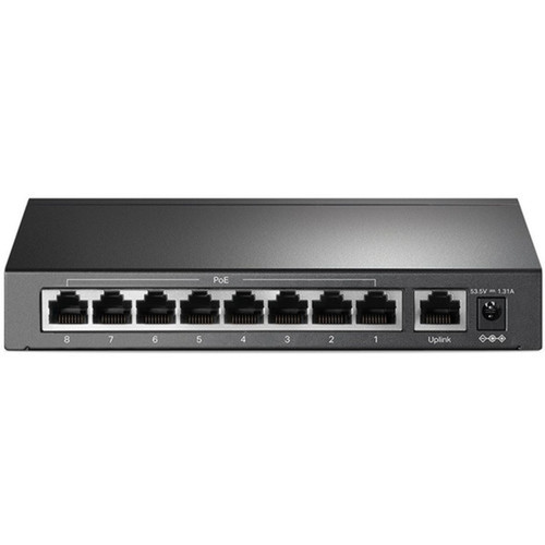 TP-Link 9-Port 10100Mbps Desktop Switch with 8-Port PoE - 9 Ports - Fast Ethernet - 10100Base-T - 2 Layer Supported - 360 W Power TL-SF1009P