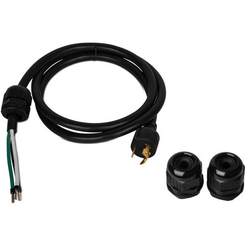 CyberPower Hardwire Power Cord 208VAC 6ft NEMA L6-30P to 3-wire ROJ 10AWG 3x cable glands - For UPS Transformer - 208 V AC  30 A - L630PHW6FT