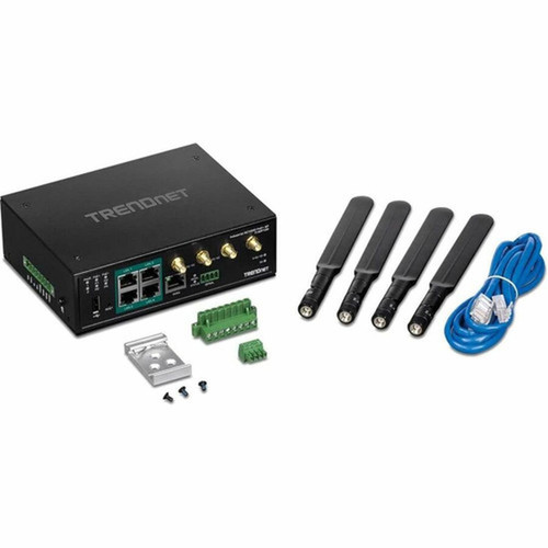 TRENDnet TI-WP100 Wi-Fi 5 IEEE 80211ac Ethernet Wireless Router - TAA Compliant - Dual Band - 240 GHz ISM Band - 5 GHz UNII Band - 5 TI-WP100