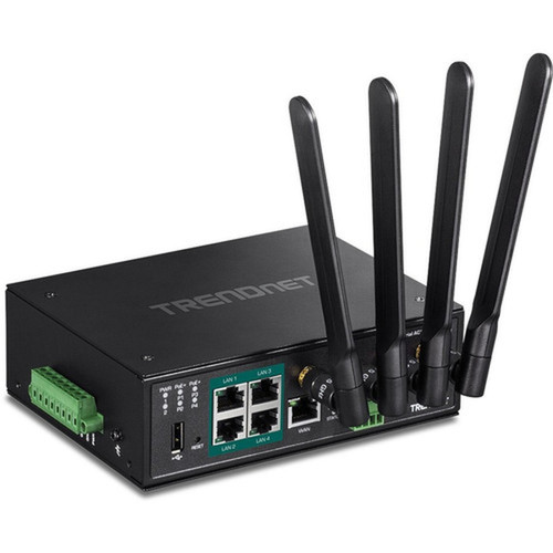 TRENDnet TI-WP100 Wi-Fi 5 IEEE 80211ac Ethernet Wireless Router - TAA Compliant - Dual Band - 240 GHz ISM Band - 5 GHz UNII Band - 5 TI-WP100