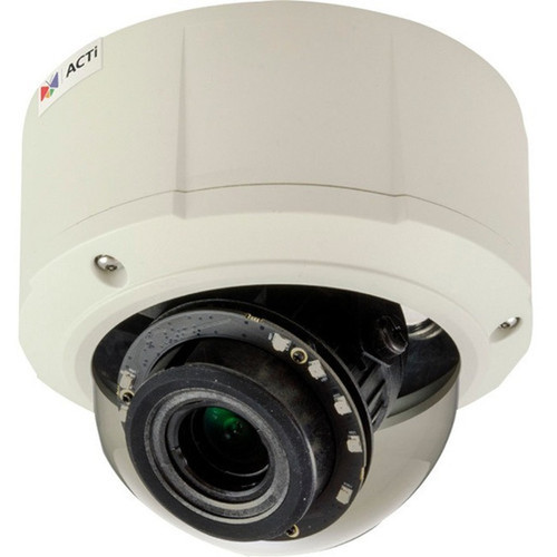 ACTi E815 5 Megapixel HD Network Camera - Color Monochrome - Dome - 9843 ft 30 m - MJPEG H264 - 2592 x 1944 - 31 mm- 133 mm - E815