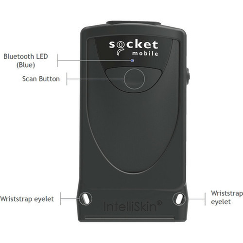 Socket Mobile DuraScan D860 Handheld Barcode Scanner - Wireless Connectivity - 1949 495 mm Scan Distance - 1D 2D - LED - CX3558-2187