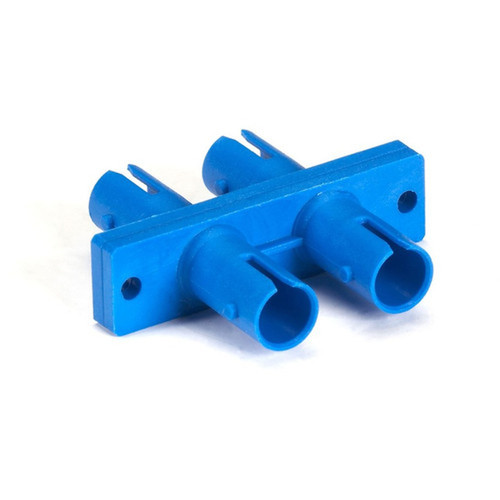 Black Box Fiber Optic Coupling - STST Singlemode Duplex Ceramic Rect - 2 x ST Network Female - 2 x ST Network Female - Blue - TAA FOT111