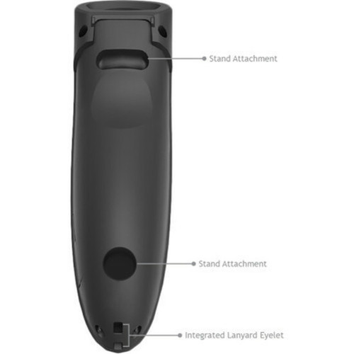 Socket Mobile DuraScanreg D760 Ultimate Barcode Scanner DotCode  Travel ID Reader Black - Wireless Connectivity - 30 762 mm - CX3764-2416