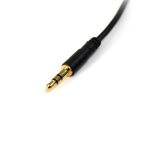 StarTechcom_10_ft_Slim_35mm_Stereo_Audio_Cable_-_MM_-_Mini-phone_Male_Stereo_Audio_-_Mini-phone_Male_Stereo_Audio_-_10ft_-_Black_MU10MMS