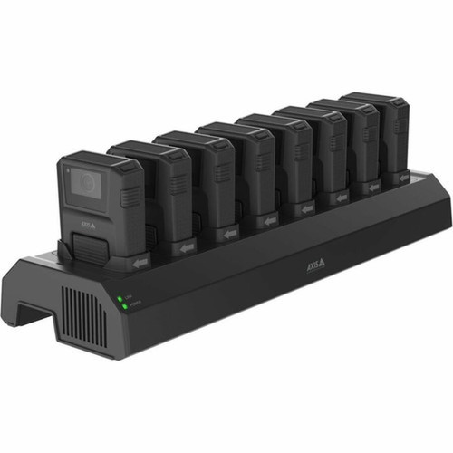 AXIS W701 Mk II Docking Station 8-bay - Wearable Camera - 8 Slot - Charging Capability - TAA Compliant 02970-004