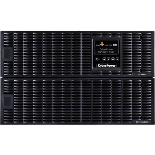 CyberPower Smart App Online OL8KRT 8KVA TowerRack Mountable UPS - 6U RackTower - 470 Minute Stand-by - 230 V AC Input - 200 V AC V OL8KRT