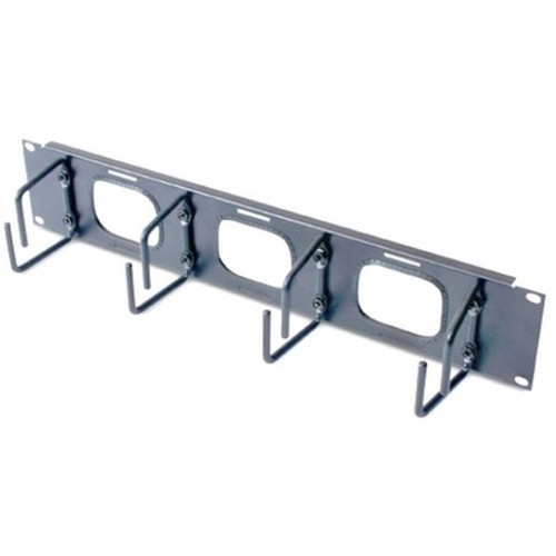APC 2U Horizontal Cable Organizer - Cable Manager - Black - 2U Rack Height AR8428