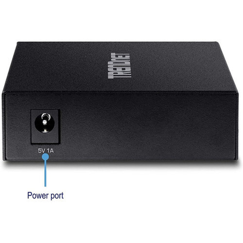 TRENDnet 1000Base-T to 1000Base-SX Multi-Mode SC Fiber Converter Up to 550m 1800 ft 2 Gbps Switching Capacity TFC-GMSC - to TFC-GMSC