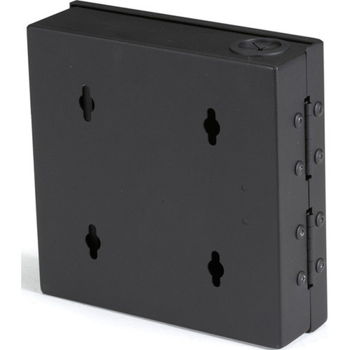 Black Box Mini Wallmount Fiber Enclosure One Adapter Panel Non-Locking - For Patch Panel LAN Switch - Wall Mountable - Cold-rolled JPM399A-R2