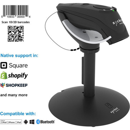 Socket Mobile DuraScan D760 Ultimate Barcode Scanner and Passport Reader v20 - Wireless Connectivity - 30 762 mm Scan Distance - - CX3798-2558