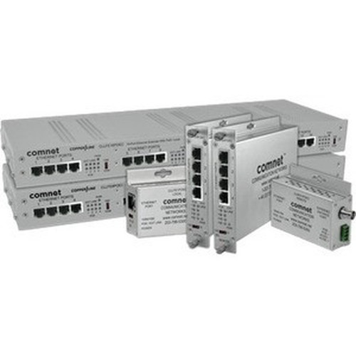 ComNet 1 Port EOC Ethernet Extender - 1 x Network RJ-45 - 5000 ft 1524000 mm Extended Range CLRFE1POEC