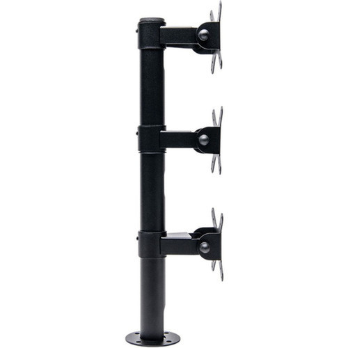 Star Micronics mUNITE TRI MOUNT BLK Mounting Pole for Tablet - Black - 3 Displays Supported - 22 Screen Support - 5 kg Load - 75 x 37954640