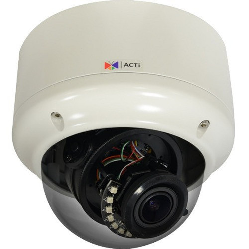 ACTi A83 2 Megapixel HD Network Camera - Color Monochrome - Dome - 9843 ft 30 m - MJPEG H264 H265 - 2048 x 1536 - 28 mm- 12 - A83