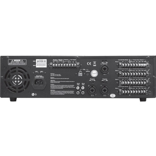 Speco PL200M Amplifier - 160 W RMS - Black - Multizone - 60 Hz to 17 kHz PL200M