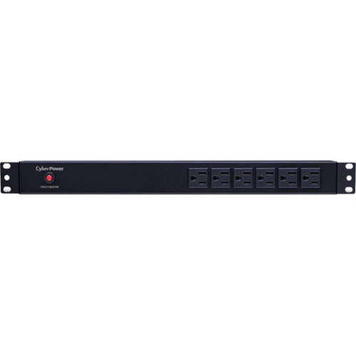 CyberPower Basic PDU15B6F8R 14-Outlets PDU - Basic - NEMA 5-15P - 14 x NEMA 5-15R - 120 V AC - 1U - Vertical - Rack-mountable PDU15B6F8R