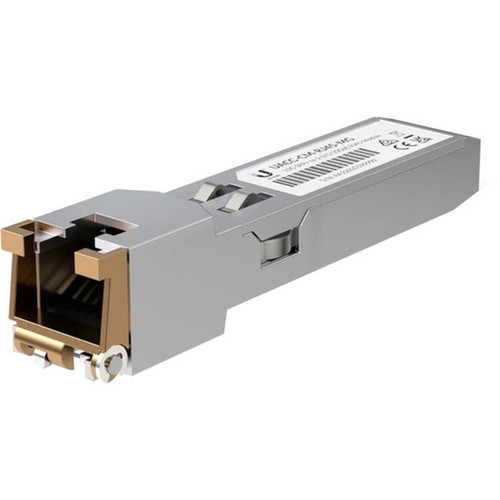 Ubiquiti 10G SFP to 10525GbE RJ45 Module - For Data Networking Optical Network - 1 x RJ-45 10GBase-T Network LAN - Twisted Pair10 UACC-CM-RJ45-MG