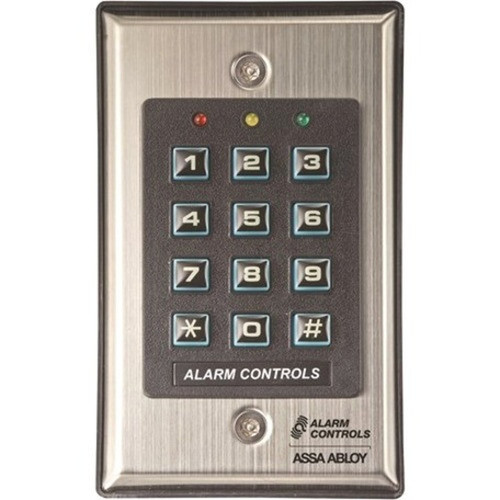 Alarm Controls Digital Keypad - Door Indoor - Key Code - 1000 Users - 24 V DC KP-100A