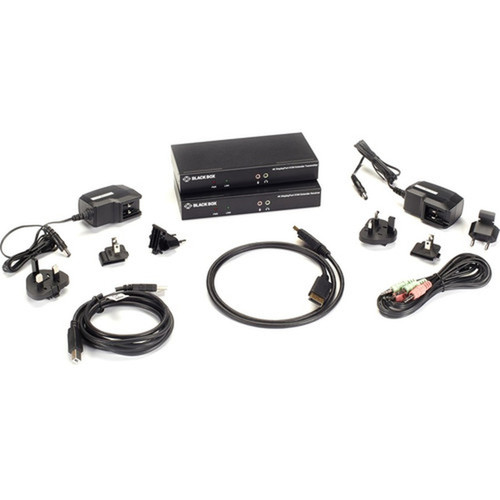 Black Box KVXLCDPF-100 KVM Extender - 1 Computers - 1 Local Users - 3280840 ft 10000000 mm Range - 4K - 3840 x 2160 Maximum - 5 KVXLCDPF-100